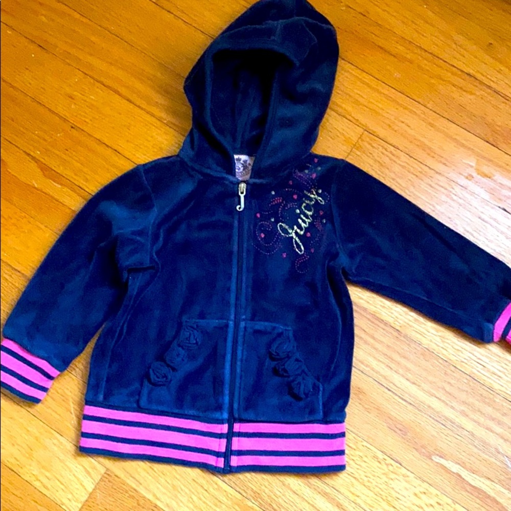 Juicy Couture 12-18 mo velour hoodie